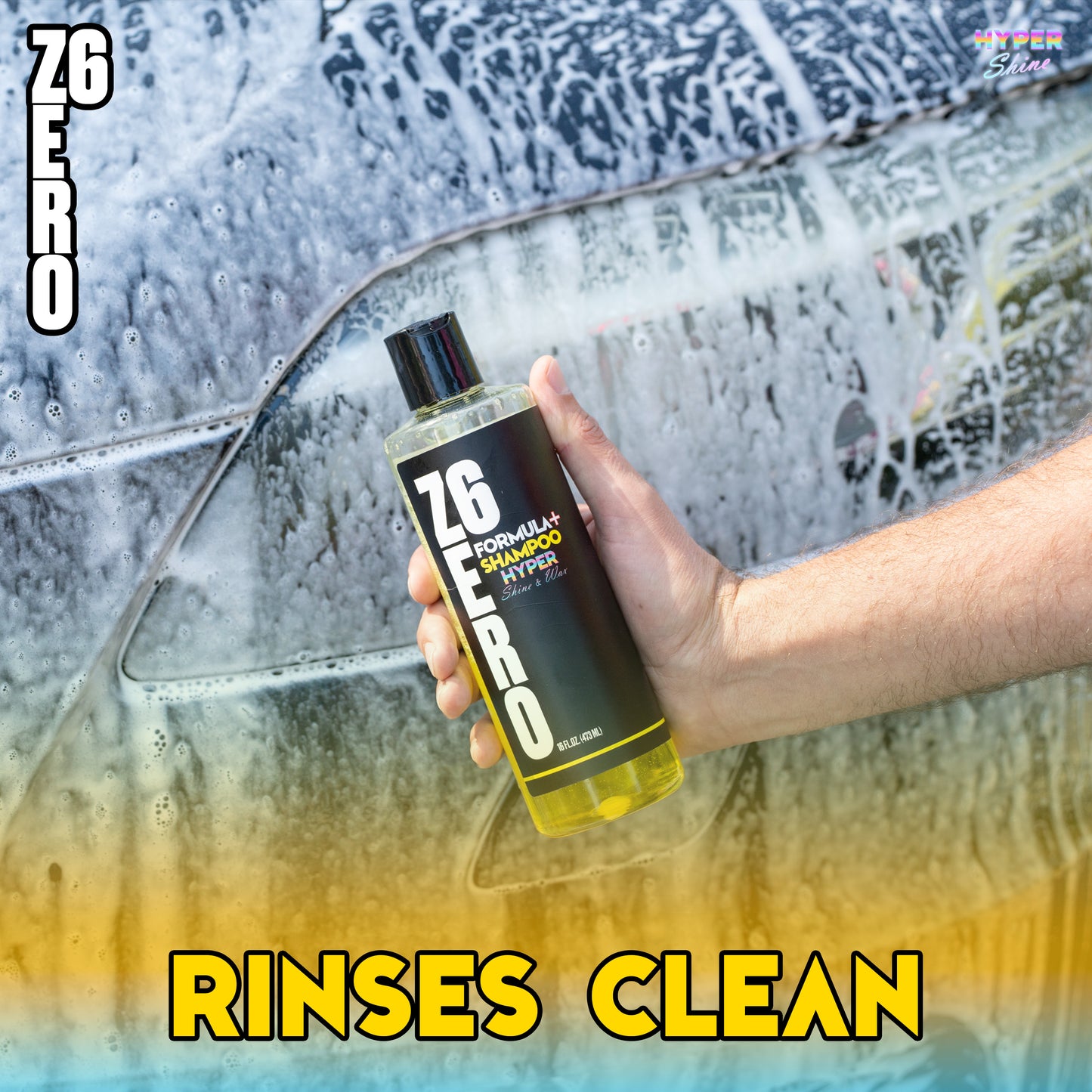Hyper Shine & Wax Shampoo 16 OZ.