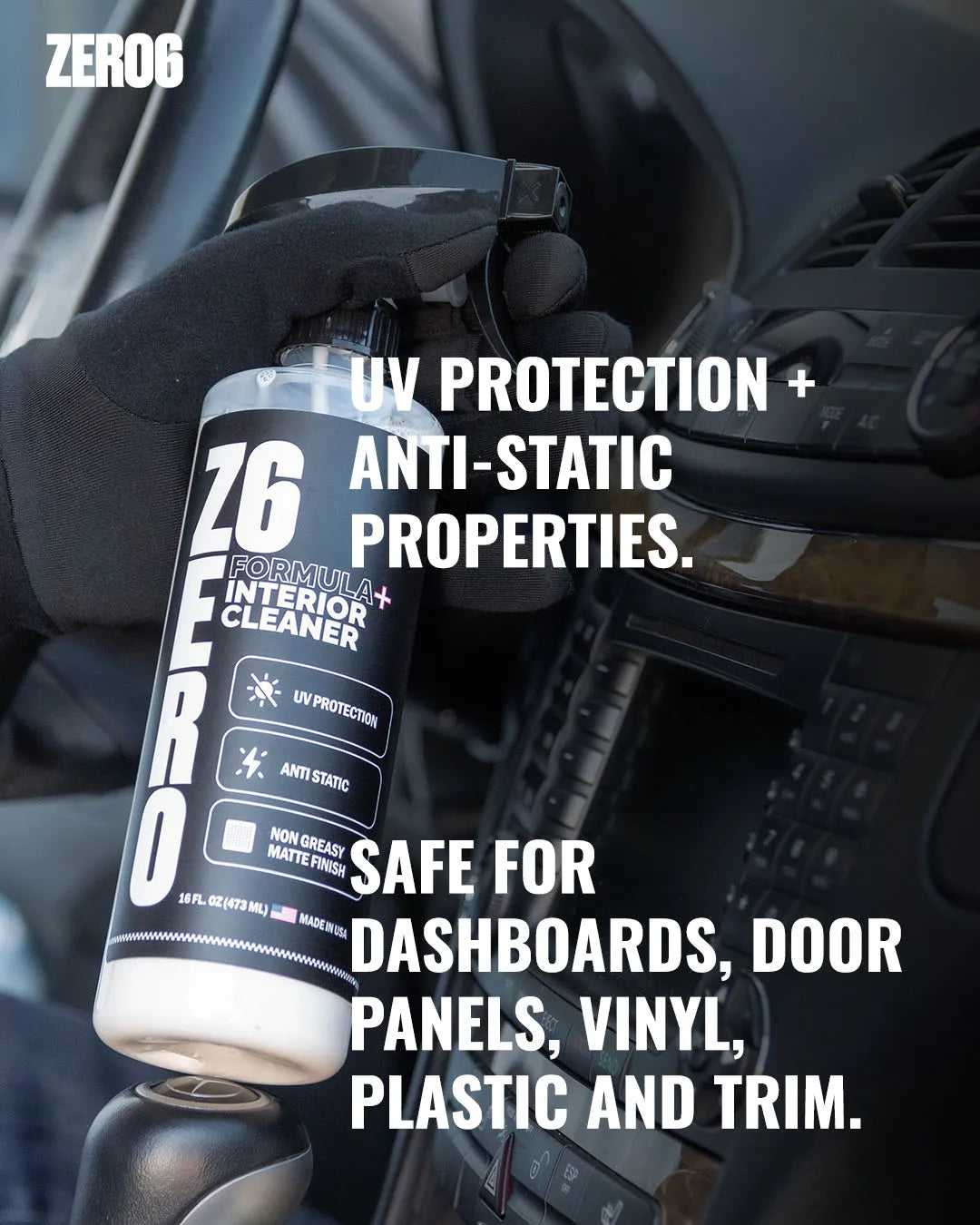 Ceramic Car Interior Cleaner 16 OZ.