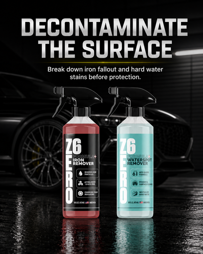 ZER06 Complete Exterior Kit | 8-Piece Exterior Car Care Bundle