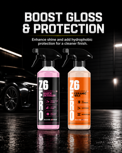 ZER06 Complete Exterior Kit | 8-Piece Exterior Car Care Bundle