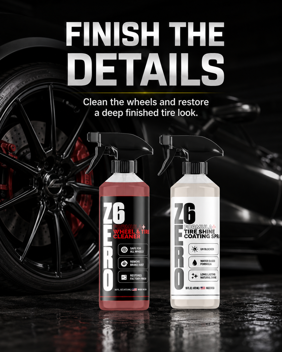 ZER06 Complete Exterior Kit | 8-Piece Exterior Car Care Bundle