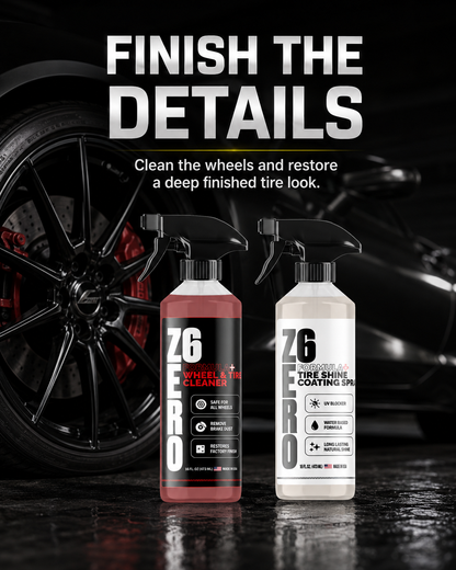 ZER06 Complete Exterior Kit | 8-Piece Exterior Car Care Bundle